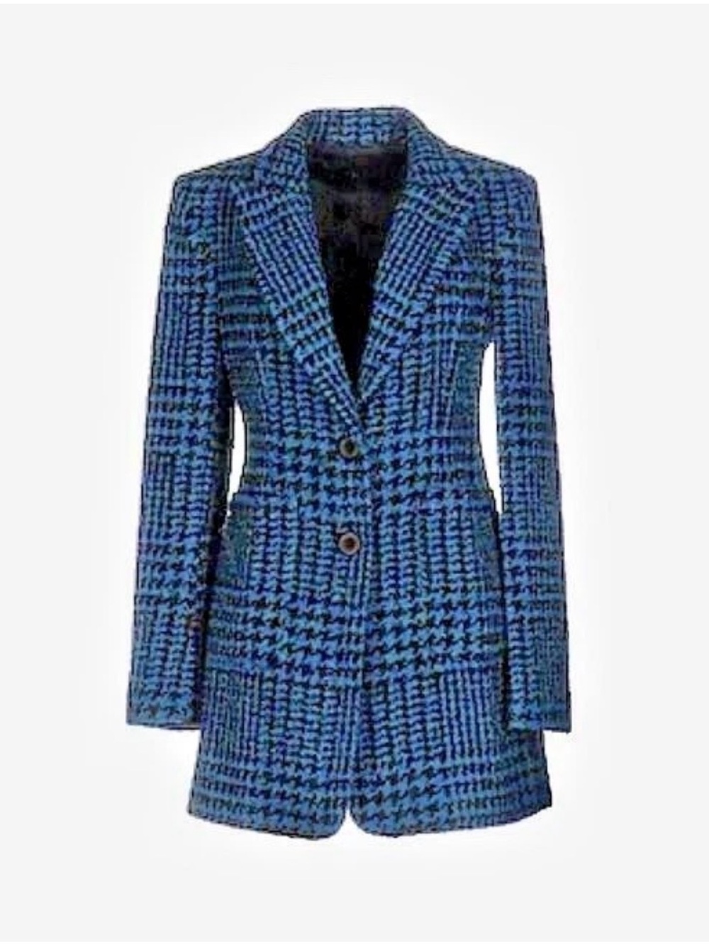 AnnaRita N Plaid Tailored Blazer Jacket